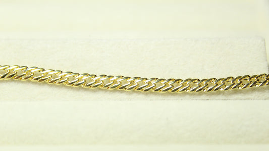 Pulsera Cubana Cruzada 19 cm